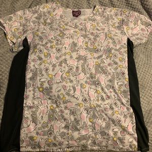 Scrub top, size M